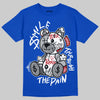 Jordan 3 "True Blue" DopeSkill T-Shirt Smile Through The Pain Graphic Streetwear - Royal