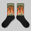 Olive Collection DopeSkill Sublimated Socks FIRE Graphic