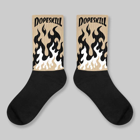 TAN Collection DopeSkill Sublimated Socks FIRE Graphic