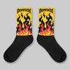 Yellow Collection DopeSkill Sublimated Socks FIRE Graphic