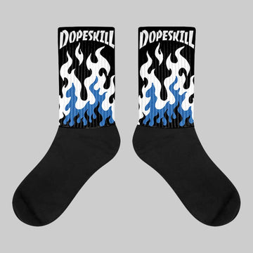 Jordan 11 Low “Space Jam” DopeSkill Sublimated Socks FIRE Graphic Streetwear