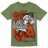 Olive Sneakers DopeSkill Olive T-Shirt Stackin Mines Graphic Streetwear