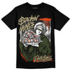 Olive Sneakers DopeSkill T-Shirt Stackin Mines Graphic Streetwear - Black