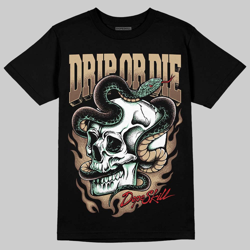 TAN Sneakers DopeSkill T-Shirt Drip or Die Graphic Streetwear - black