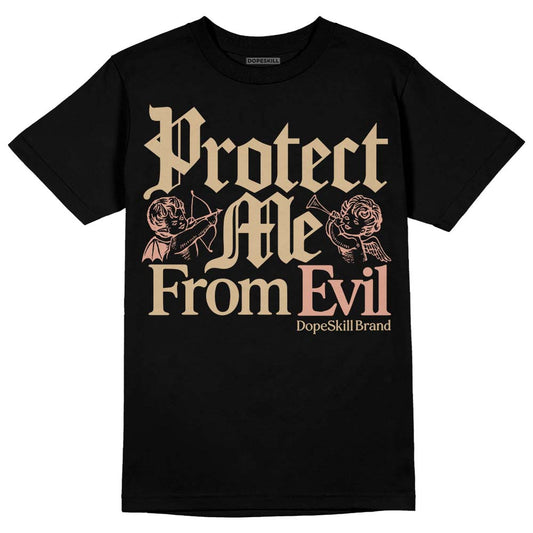 TAN Sneakers DopeSkill T-Shirt Protect Me From Evil Graphic Streetwear - Black