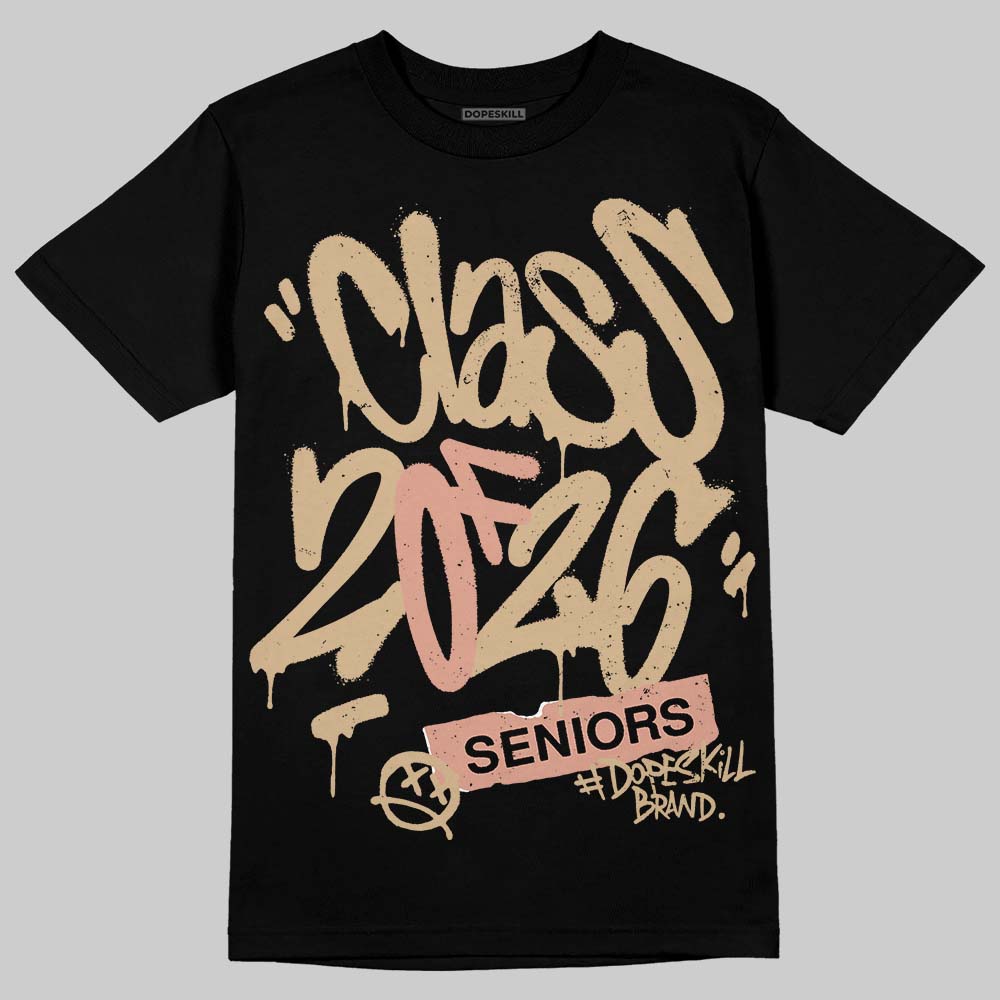 TAN Sneakers DopeSkill T-Shirt Class of 2026 Graphic Streetwear - Black
