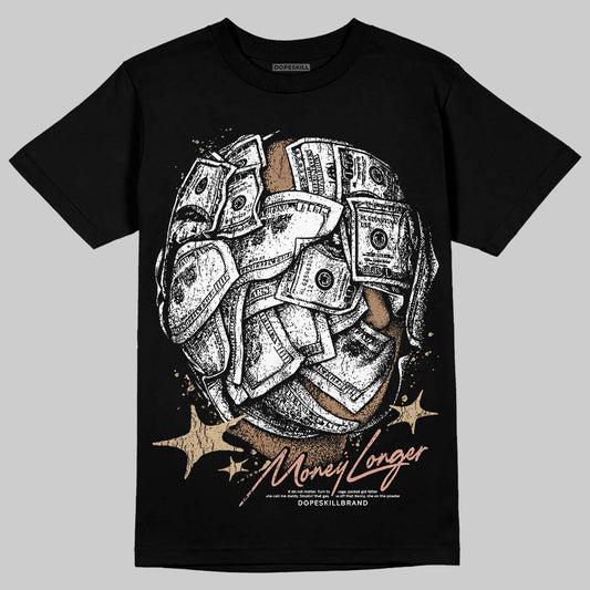 TAN Sneakers DopeSkill T-Shirt Money Longer Graphic Streetwear - Black