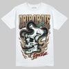 TAN Sneakers DopeSkill T-Shirt Drip or Die Graphic Streetwear - White 