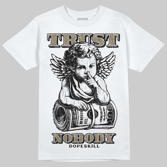TAN Sneakers DopeSkill T-Shirt Trust Nobody Graphic Streetwear - White