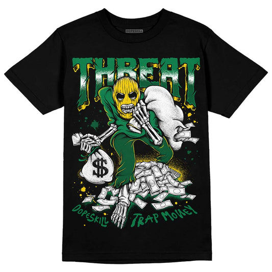 Green Sneakers DopeSkill T-Shirt Threat Graphic Streetwear - Black