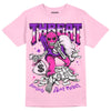 Pink Sneakers DopeSkill Pink T-Shirt Threat Graphic Streetwear