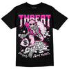 Pink Sneakers DopeSkill T-Shirt Threat Graphic Streetwear - Black