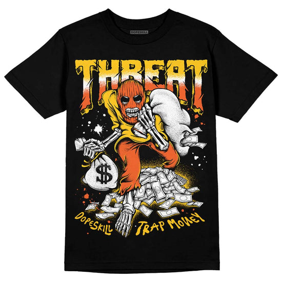 Yellow Sneakers DopeSkill T-Shirt Threat Graphic Streetwear - black