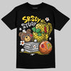 Jordan 4 Thunder DopeSkill T-Shirt Fear Fuels The Hustle Graphic Streetwear - Black