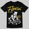 Jordan 4 Thunder DopeSkill T-Shirt Flexin' Graphic Streetwear - Black