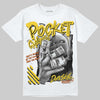 Jordan 4 Thunder DopeSkill T-Shirt Pocket Change Graphic Streetwear - White