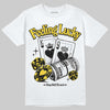 Jordan 4 Thunder DopeSkill T-Shirt Feeling Lucky Graphic Streetwear - White