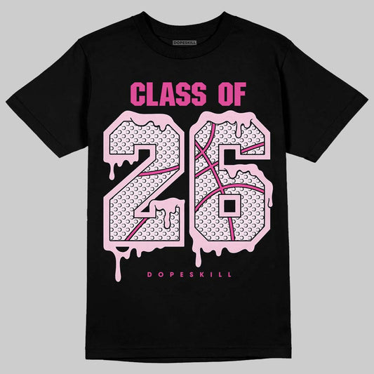 Dunk Low GS 'Triple Pink' DopeSkill T-Shirt 26 Drip Graphic Streetwear - Black
