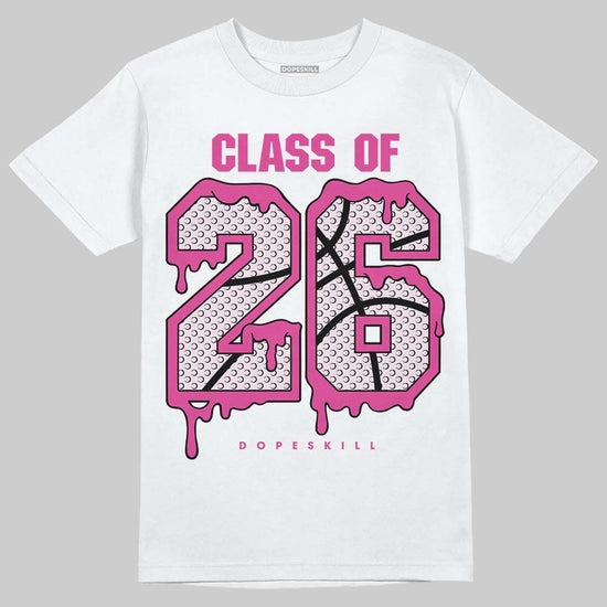 Dunk Low GS 'Triple Pink' DopeSkill T-Shirt 26 Drip Graphic Streetwear - White