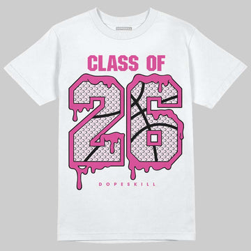 Dunk Low GS 'Triple Pink' DopeSkill T-Shirt 26 Drip Graphic Streetwear - White