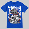 Jordan 3 "True Blue" DopeSkill T-Shirt Trippin Graphic Streetwear - Royal