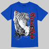 Jordan 3 "True Blue" DopeSkill T-Shirt Trust God Graphic Streetwear - Royal