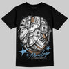 University Blue Sneakers DopeSkill T-Shirt Money Longer Graphic Streetwear - Black