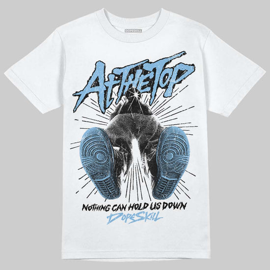 University Blue Sneakers DopeSkill T-Shirt Nothing Can Hold US Down Graphic Streetwear - White
