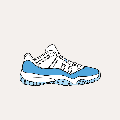 UNIVERSITY BLUE 11S
