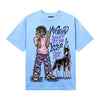 University Blue Sneakers DopeSkill T-Shirt My Grind Won't Let Me Lose Graphic Streetwear - Carolina Blue