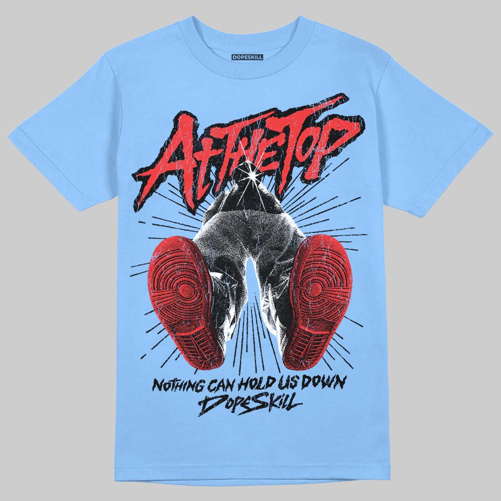 University Blue Sneakers DopeSkill T-Shirt Nothing Can Hold US Down Graphic Streetwear - carolina blue