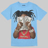 University Blue Sneakers DopeSkill T-Shirt Rich Youth Graphic Streetwear - Carolina Blue