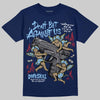 University Blue Sneakers DopeSkill T-Shirt Don't Bet Against Us Graphic Streetwear - navy