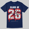 University Blue Sneakers DopeSkill T-Shirt 26 Drip Graphic Streetwear - Navy