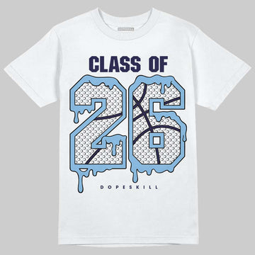 University Blue Sneakers DopeSkill T-Shirt 26 Drip Graphic Streetwear - White
