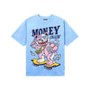 University Blue Sneakers DopeSkill T-Shirt Money Callin' Graphic Streetwear - Carolina Blue