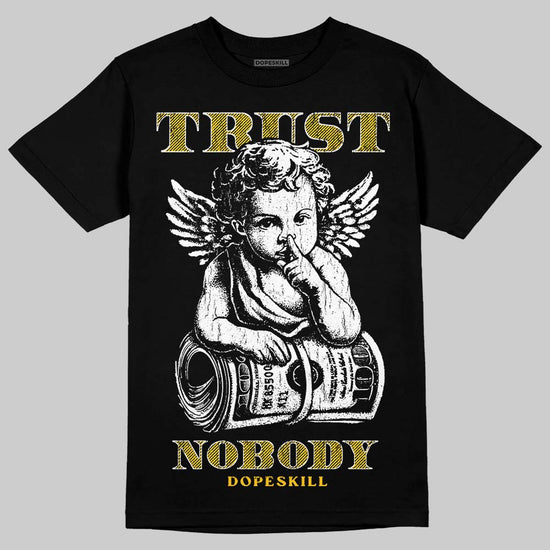 Yellow Sneakers DopeSkill T-Shirt Trust Nobody Graphic Streetwear - black
