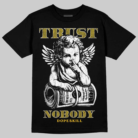 Yellow Sneakers DopeSkill T-Shirt Trust Nobody Graphic Streetwear - black
