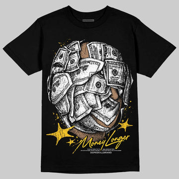 Yellow Sneakers DopeSkill T-Shirt Money Longer Graphic Streetwear - Black