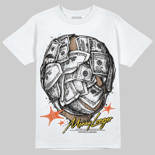 Yellow Sneakers DopeSkill T-Shirt Money Longer Graphic Streetwear - White