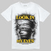 Yellow Sneakers DopeSkill T-Shirt Look In My Eyes Graphic Streetwear - White