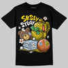Jordan 6 “Yellow Ochre” DopeSkill T-Shirt Fear Fuels The Hustle Graphic Streetwear - Black