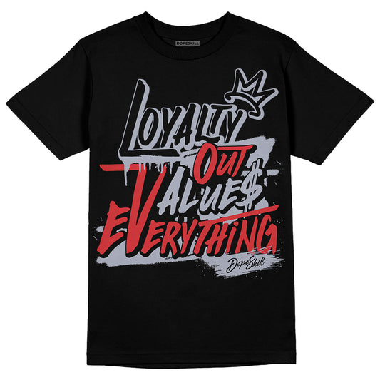 Jordan 4 “Bred Reimagined” DopeSkill T-Shirt LOVE  Graphic Streetwear - Black