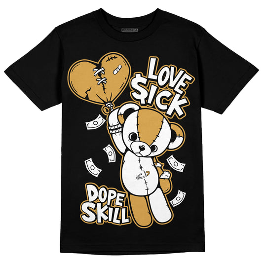 Jordan 11 "Gratitude" DopeSkill T-Shirt Love Sick Graphic Streetwear - Black