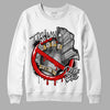 Jordan 1 Retro Low "Black Toe" DopeSkill Sweatshirt Takin No L's Graphic Streetwear - White