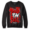 Jordan 1 Retro Low "Black Toe" DopeSkill Sweatshirt New Paid In Full Graphic Streetwear - Black