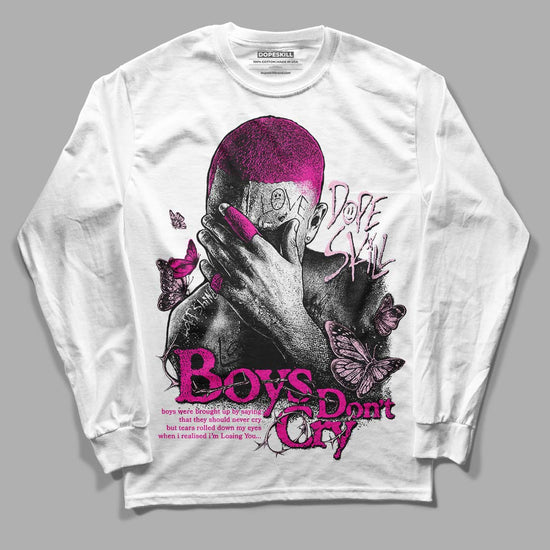 Dunk Low Triple Pink DopeSkill Long Sleeve T-Shirt Boys Don't Cry Graphic Streetwear - White