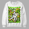 Neon Green Sneakers DopeSkill Sweatshirt Resist Graphic Streetwear - Black