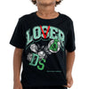 Green Glow 1s DopeSkill Toddler Kids T-shirt Loser Lover Graphic