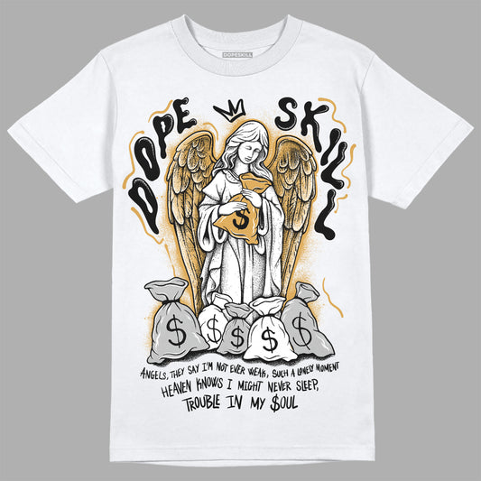 Jordan 11 "Gratitude" DopeSkill T-Shirt Angels Graphic Streetwear - White